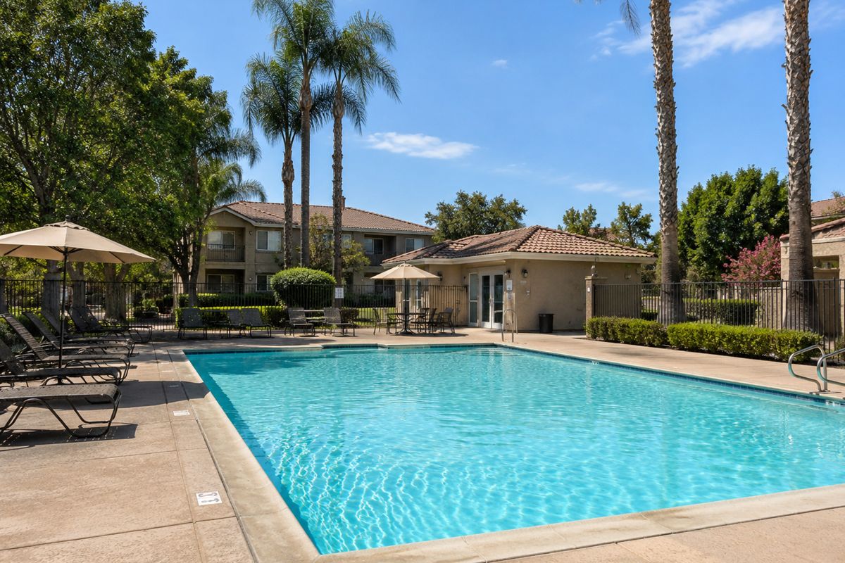 Community pool at a residential complex
