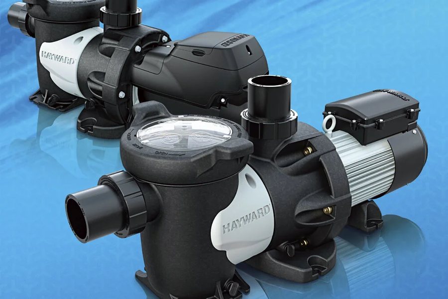 Variable-speed pumps stocked at the Covina store, ready for installation